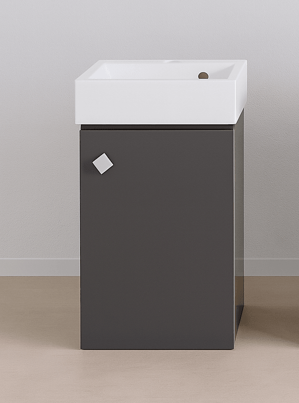 Vasque Aden 35 cm avec meuble - MADENGL-GD - VADEN-BL - TROPLEIN-IMP