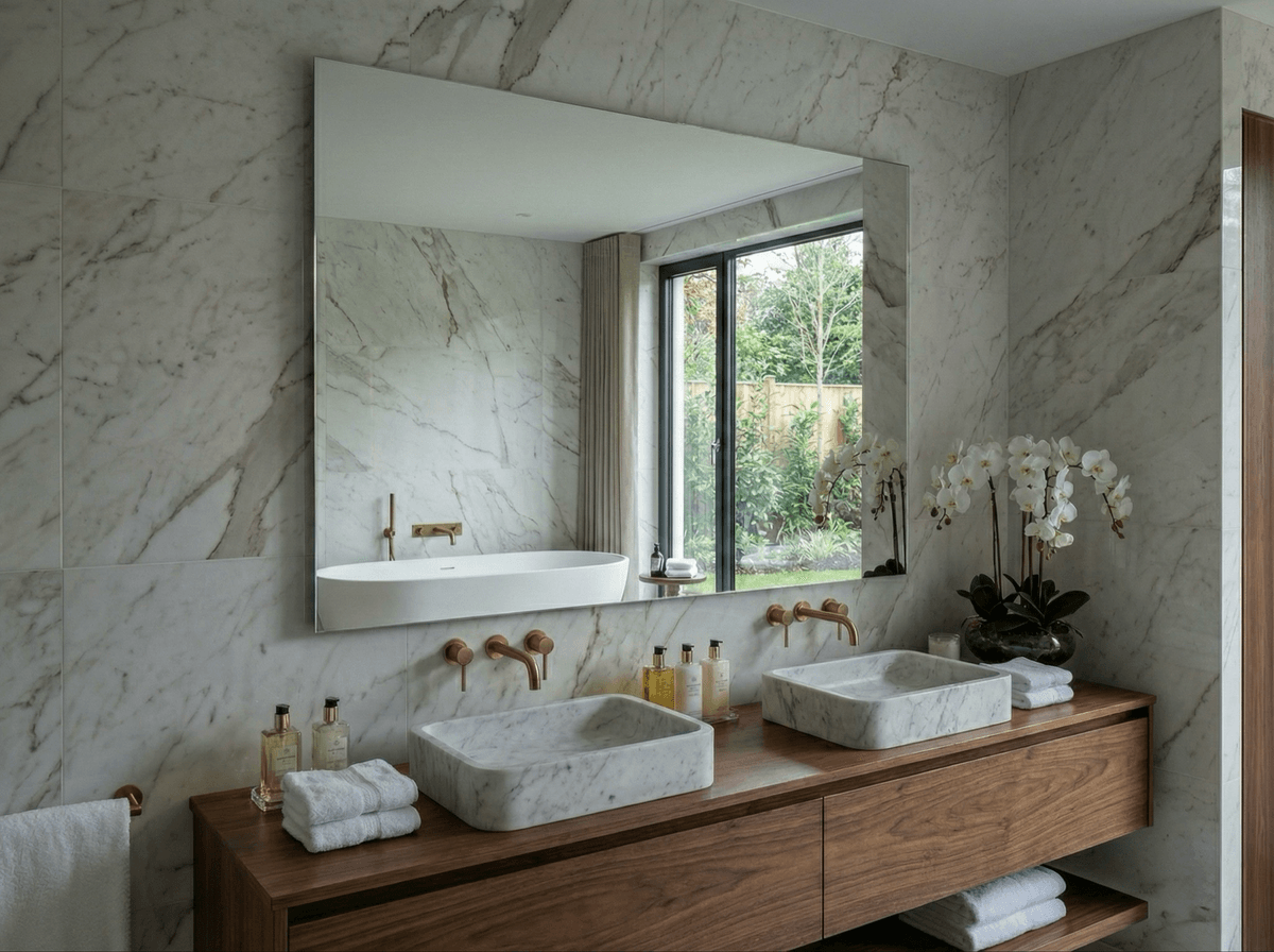 Miroir de salle de bains 120 x 100 cm sans cadre - MIRSC120125 Miroir de salle de bains 120 x 100 cm sans cadre - MIRSC120125