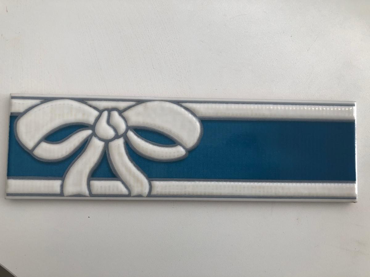 Frise Vives 08 x 27 cm / Collection Pazeo Azul - VPASEAZU0827