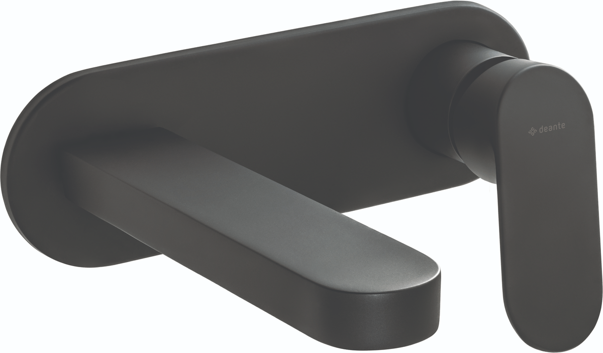 Mitigeur de lavabo mural noir Tunisie / Mitigeur de lavabo encastré Remer noir Tunisie / Robinetterie murale 