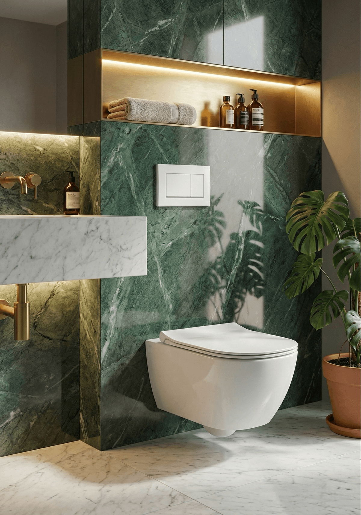 Pack cuvette suspendue Geberit Smyle Square carénée Rimfree avec fixations cachées et abattant à abaissement automatique (avec fissure apparente) - GEBCER500.685.01.1