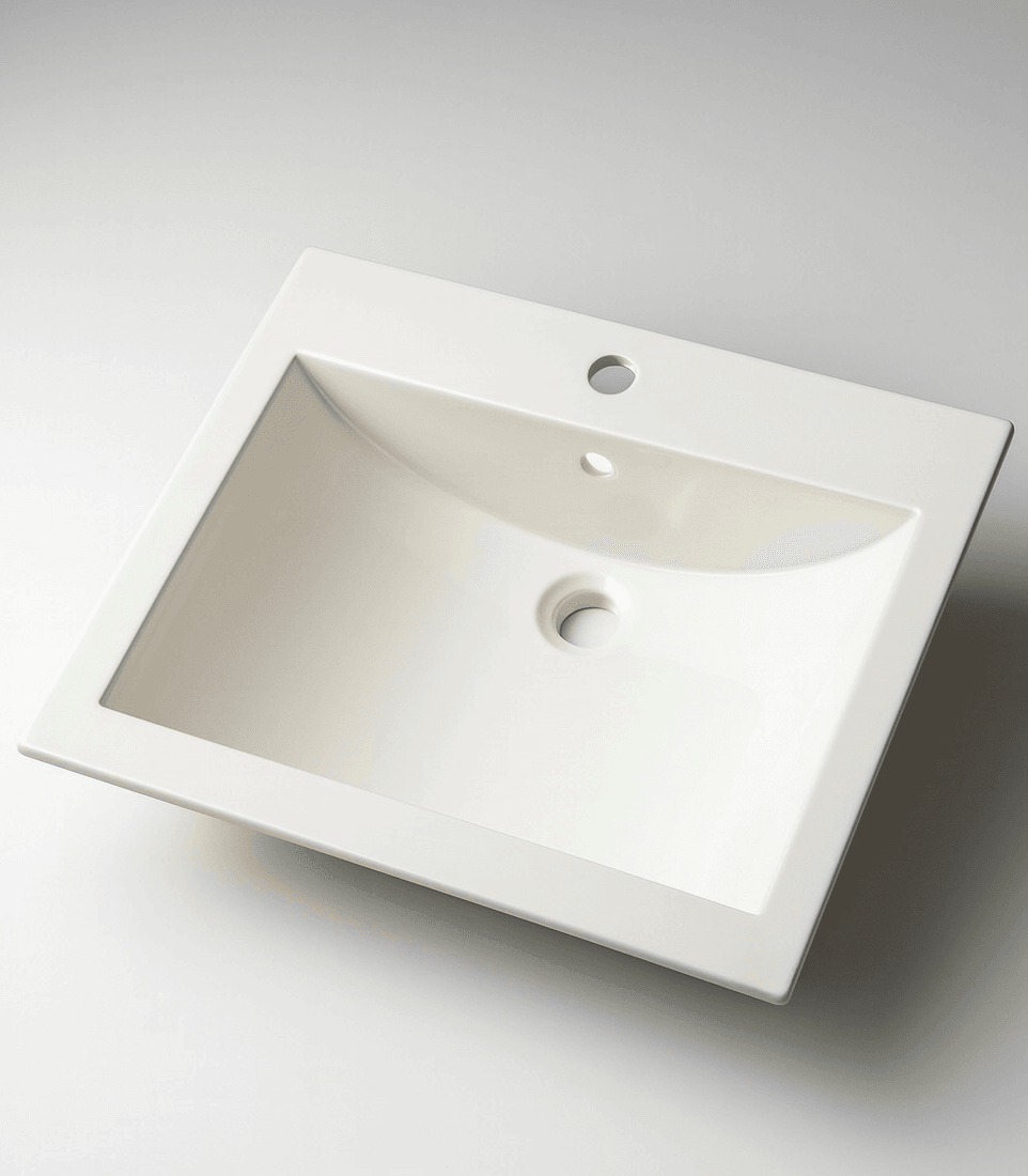 Plan-vasque Quadro 60 cm - PQUADRO60-BL