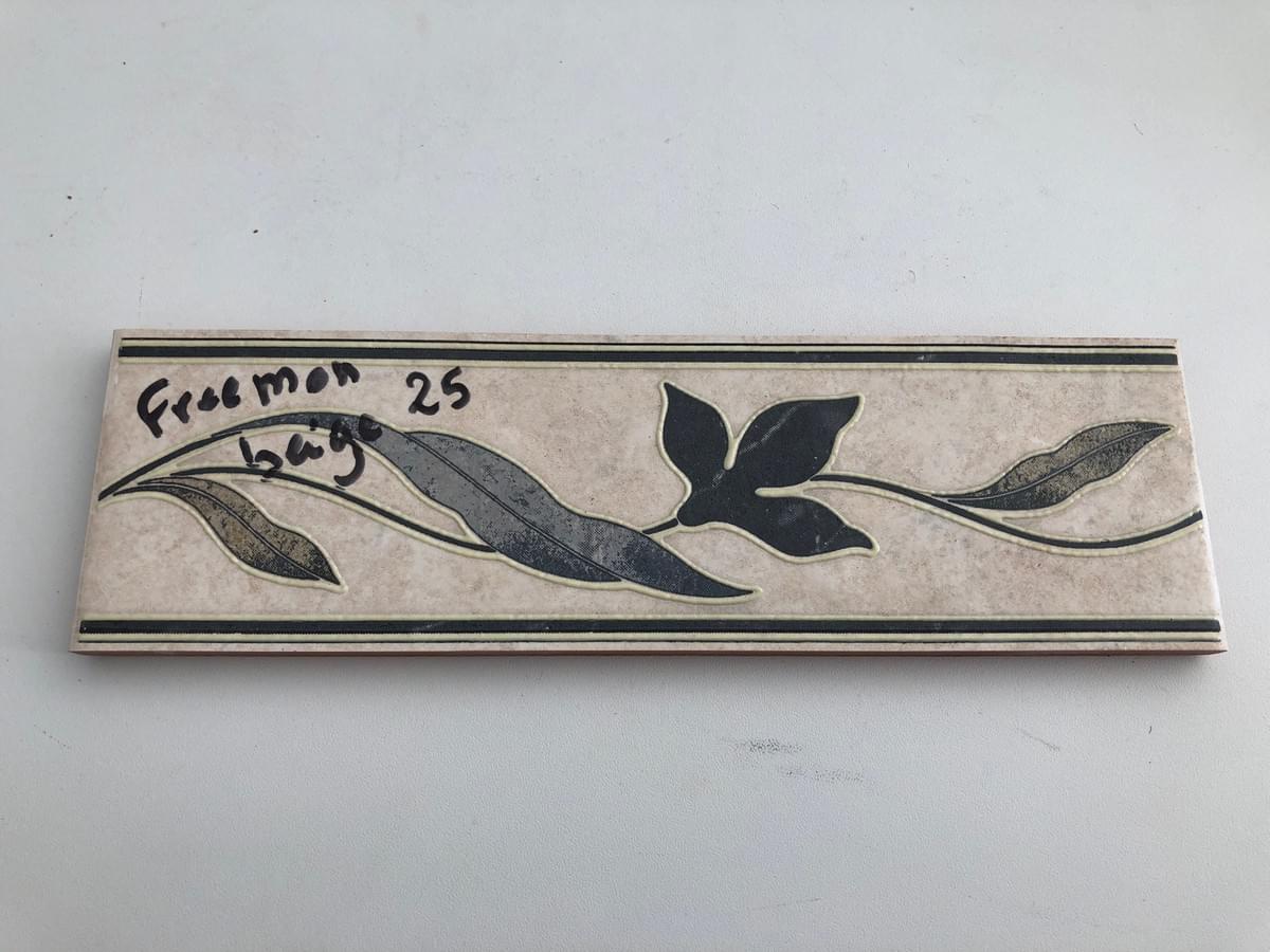 Frise Vives 6.7 x 23 cm / Collection Freemon Beige - VFREEBEI0623