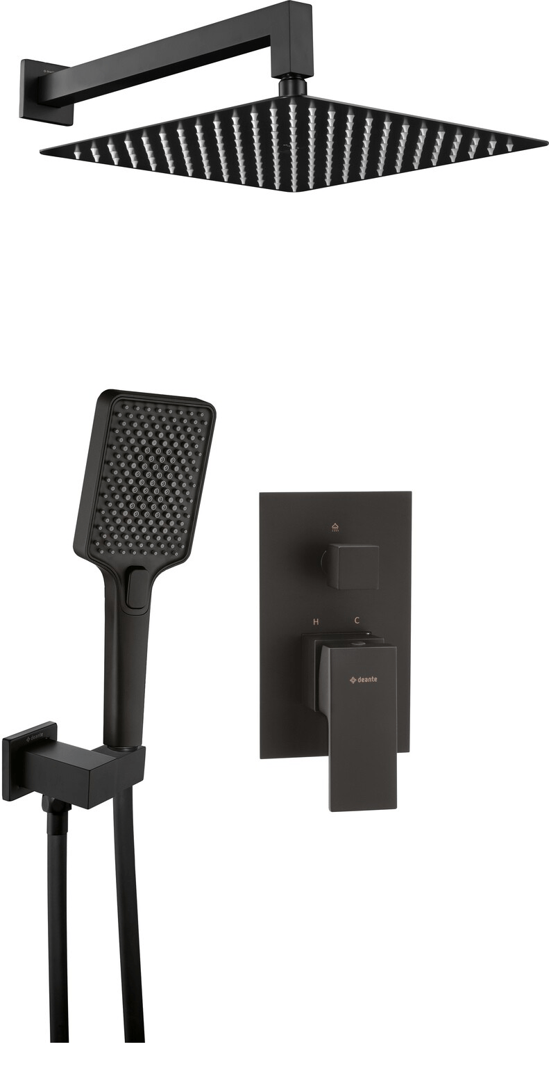 Douche encastrée noire Tunisie / Douche encastrée Deante noire Tunisie / / Douche encastrée Deante Anemon noire Tunisie