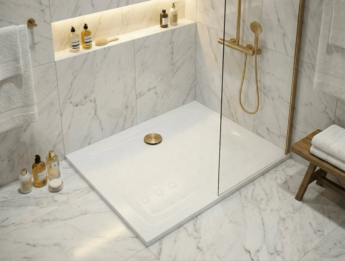 Receveur de douche blanc Tunisie / Receveur de douche  pas cher Tunisie / Receveur de douche  Sanibel