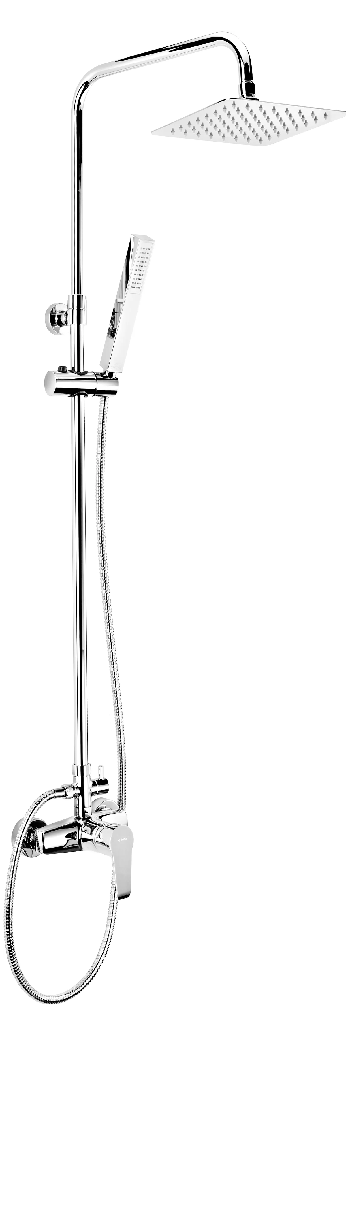 Colonne de douche  chromé Tunisie  / Robinetterie chromé Deante Tubo Tunisie / Salle de bain Deante Tubo chromé Tunisie 