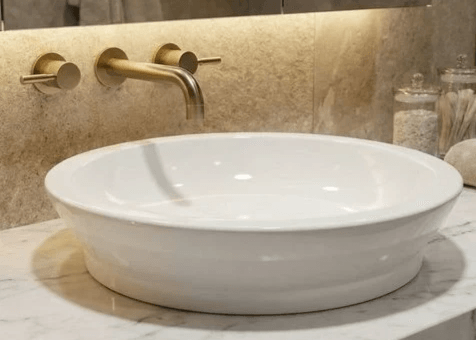 Bol à poser à prix mini Tunisie /  Bol résistant salle de bain Tunisie /  Bol Tunisie / Bol salle de bain 47 cm Tunisie / Vasque bol robuste Tunisie / Salle d'eau Tunisie