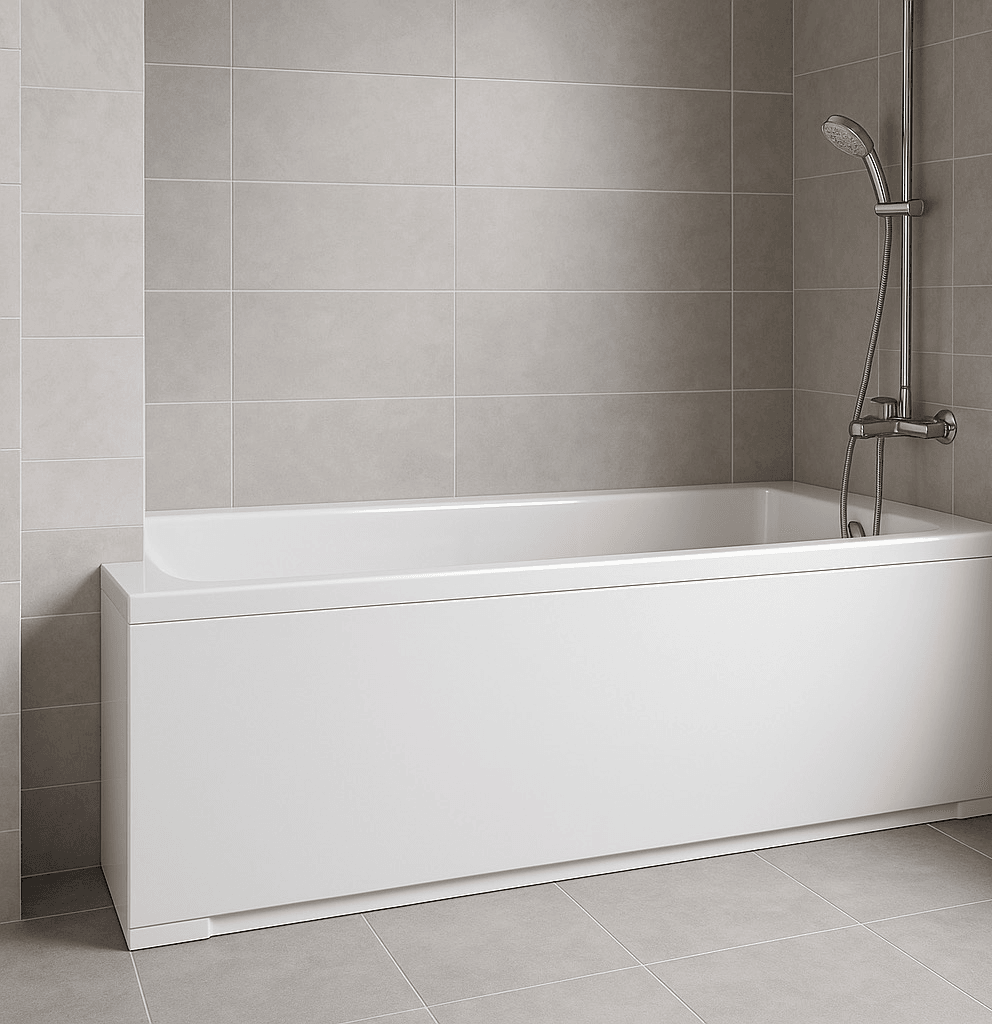 Tablier frontal acrylique pour baignoire rectangulaire - TABLIER-ACRY-BL