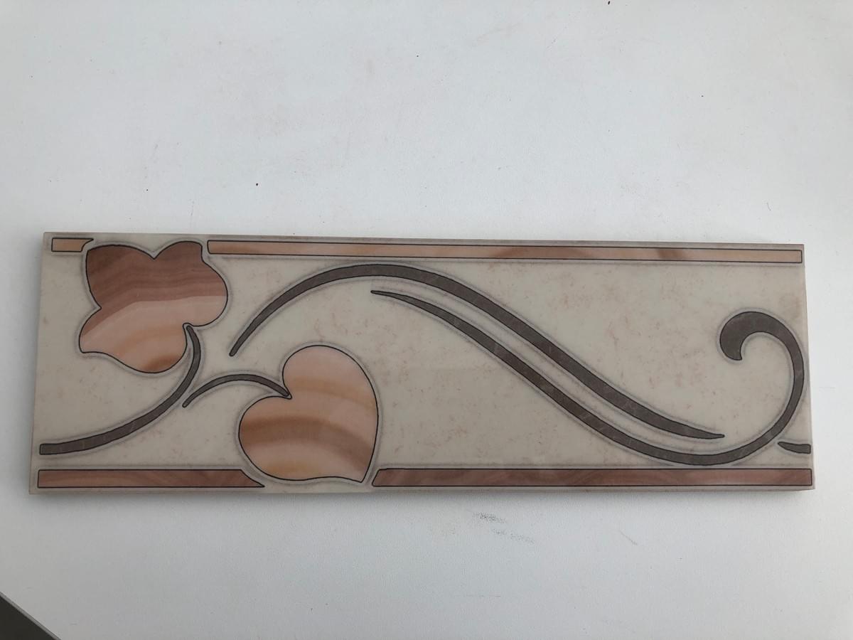 Frise Vives 10 x 30 cm / Collection Platea Crema - VPLATCRE1030