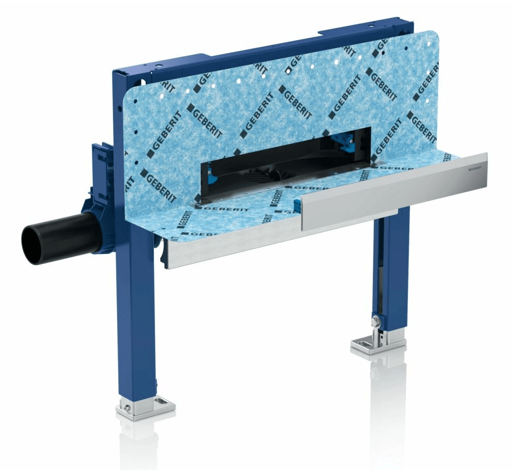 Pack complet : Bâti-support Geberit Duofix pour douche + set de finition pour évacuation murale - GEBDOU111.593.00.1 + GEBDOU154.335.21.1