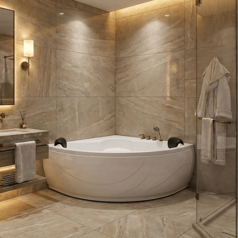 Baignoire Tunisie / Sanitaire de luxe Tunisie / Salle de bains déco Tunisie / Baignoire design Tunisie / Baignoire par cher Tunisie / Baignoire centrée Tunisie / Baignoire en ilot Tunisie /  Baignoire ilot Tunisie