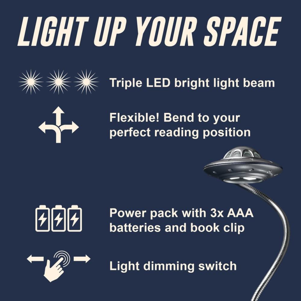 太空系列閱讀燈｜太空人、幽浮閱讀書燈：light up your reading ''space''