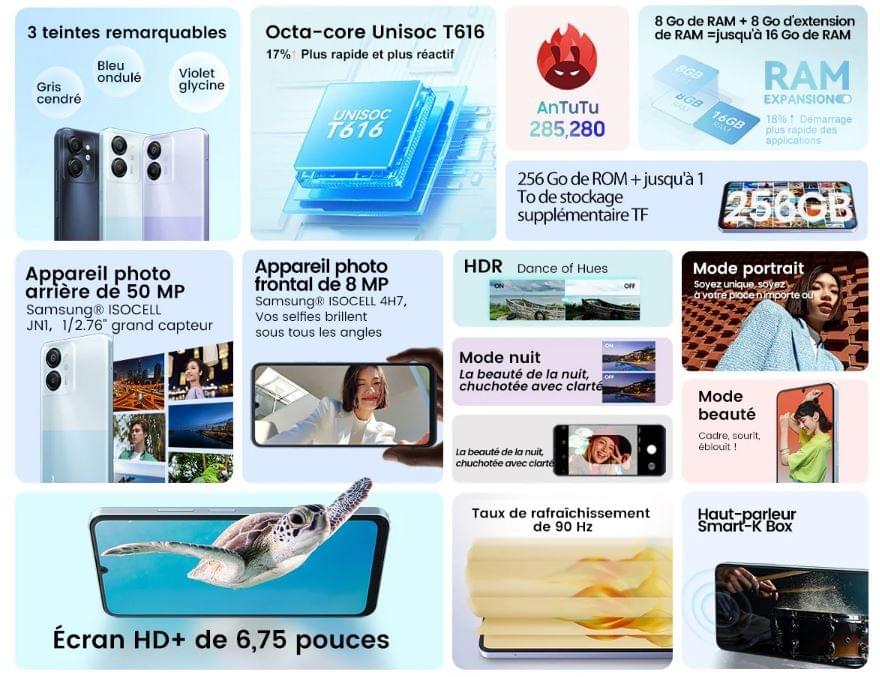 BLACKVIEW COLOR 8 6.8