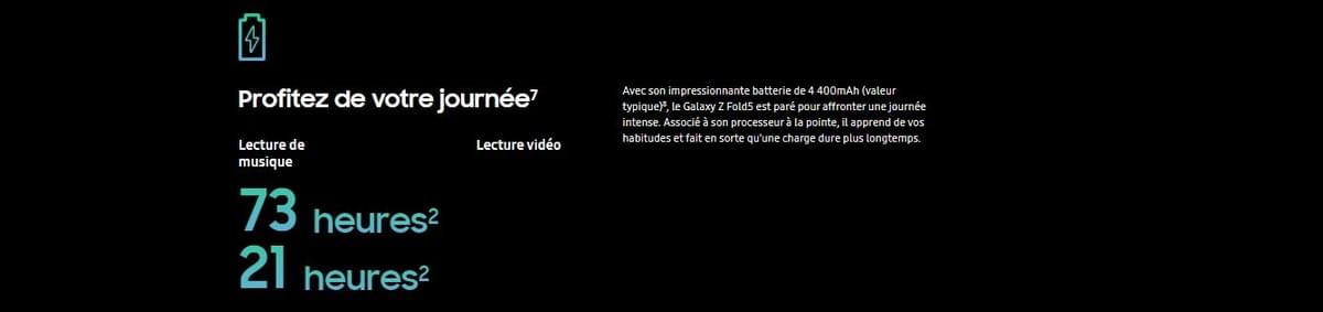 SAMSUNG GALAXY Z FOLD 5 5G 12/512GO OCTA CORE + FRAIS D'ENVOIE INCLUS MAO