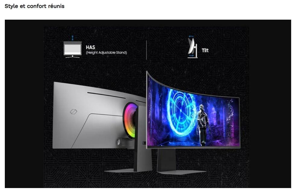 ÉCRAN PC INCURVÉ SAMSUNG 49