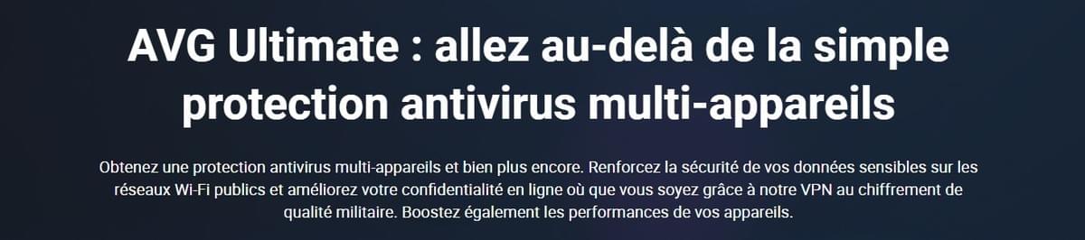 ANTIVIRUS AVG ULTIMATE LICENCE 1-2 OU 3 ANS DE PROTECTION TOTAL SANS ABONNEMENT