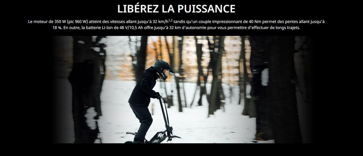 TROTTINETTE ÉLECTRIQUE ACER PREDATOR SCOOTER EXTREME 350/960W + GARANTIE FIRST RE