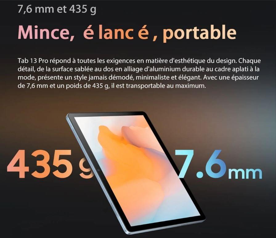 BLACKVIEW TAB 13 PRO 10.1 4G + LIVRAISON 16/128GO OCTA CORE RE