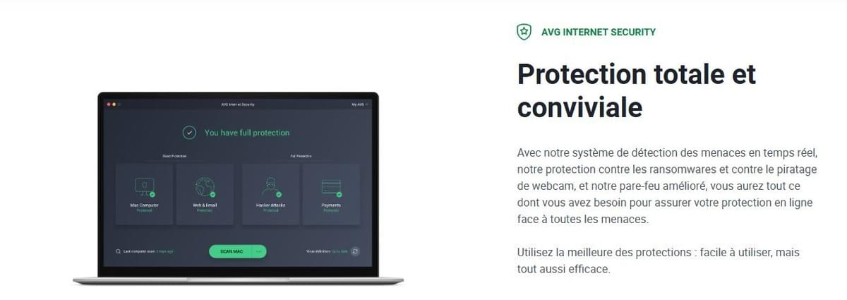 ANTIVIRUS AVG ULTIMATE LICENCE 1-2 OU 3 ANS DE PROTECTION TOTAL SANS ABONNEMENT