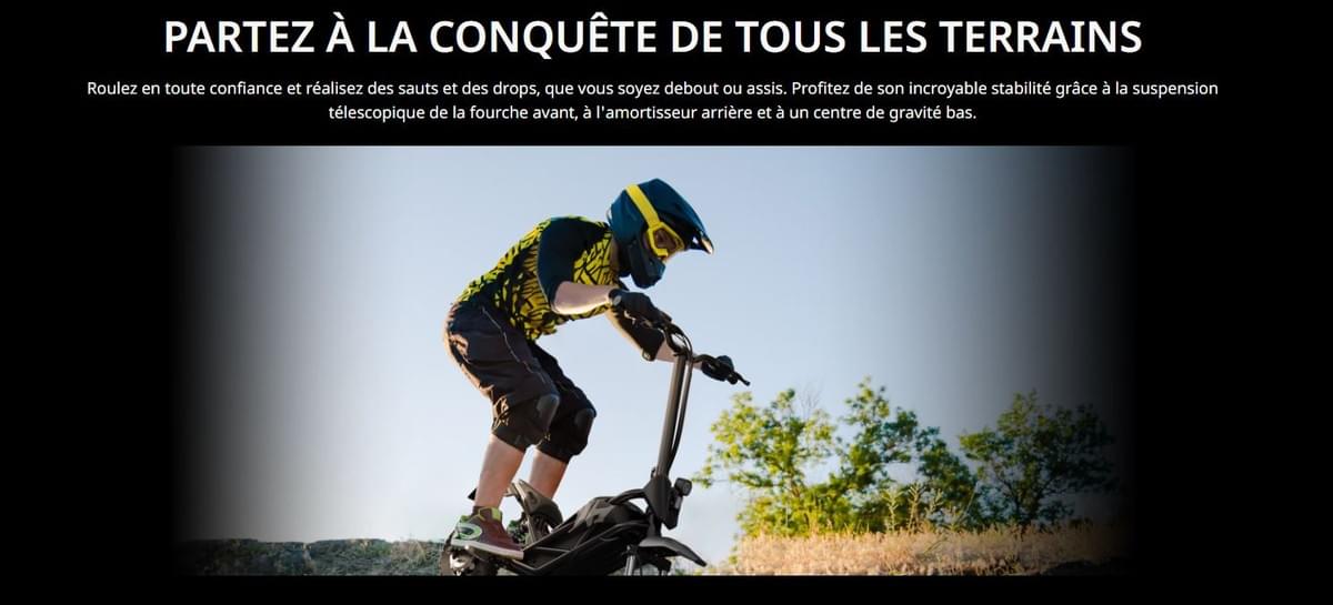 TROTTINETTE ÉLECTRIQUE ACER PREDATOR SCOOTER EXTREME 350/960W + GARANTIE FIRST RE