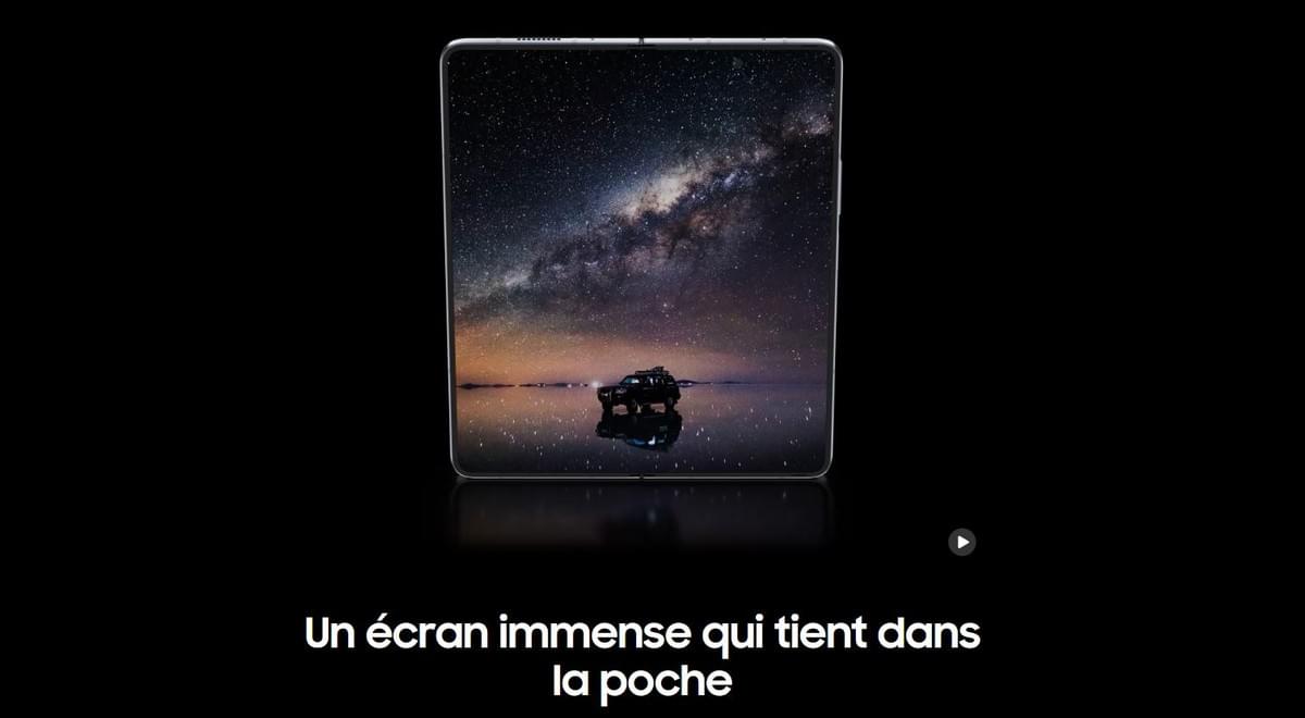 SAMSUNG GALAXY Z FOLD 5 5G 12/512GO OCTA CORE + FRAIS D'ENVOIE INCLUS MAO