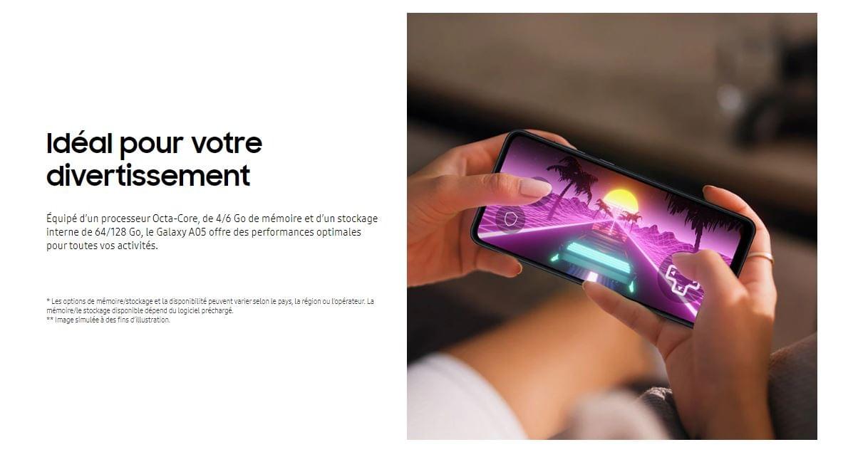 SAMSUNG GALAXY A05 6.7