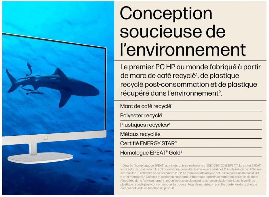 PC AIO HP 27-CR0041NF + GARANTIE GOLD 16/1000GO RYZEN 7 UHD RE