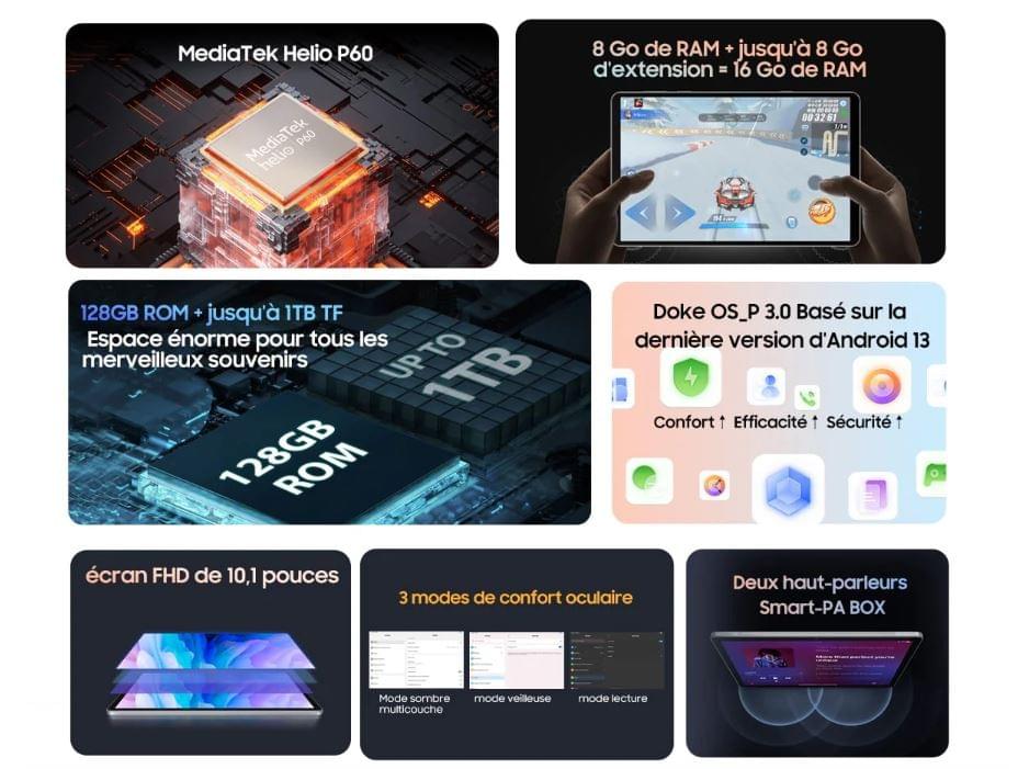 BLACKVIEW TAB 13 PRO 10.1 4G + LIVRAISON 16/128GO OCTA CORE RE