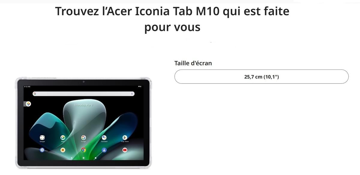 ACER ICONIA TAB M10 10.1