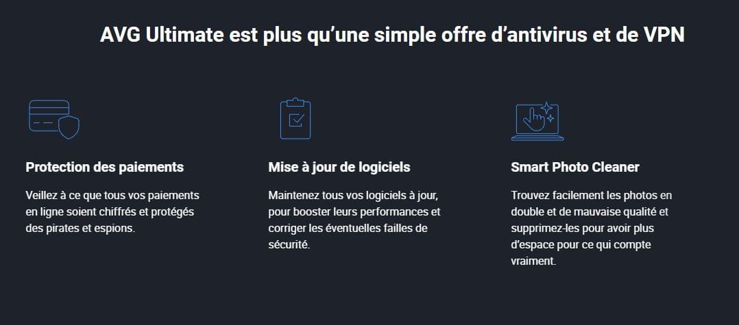 ANTIVIRUS AVG ULTIMATE LICENCE 1-2 OU 3 ANS DE PROTECTION TOTAL SANS ABONNEMENT