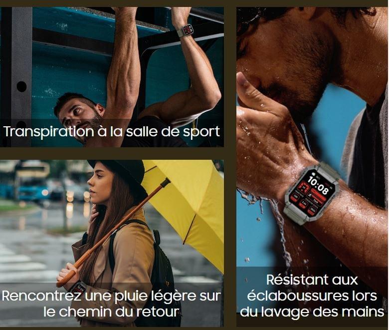 MONTRE CONNECTEE BLACKVIEW W60 2.01 IP68 + LIVRAISON DISPO RE