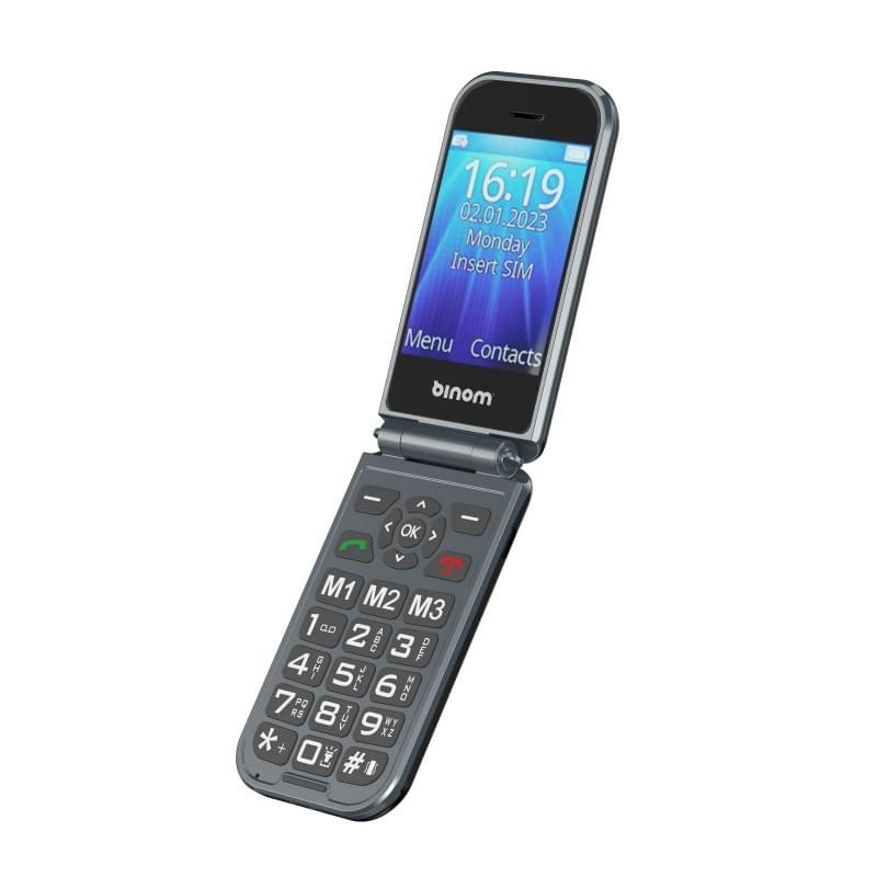 GSM BINOM X3 SENIOR FLIP PHONE 2.8