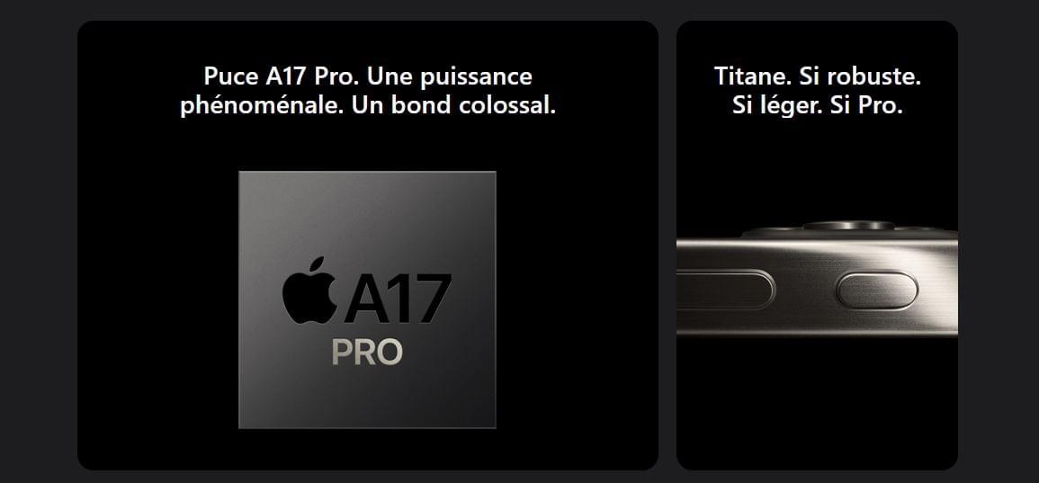 iPHONE 15 PRO MAX OLED 5G 256GO + FRAIS D'ENVOIE INCLUS MAO