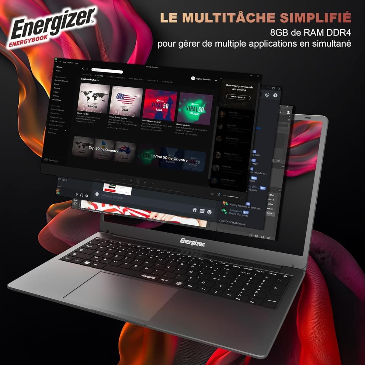 PC PORTABLE ENERGIZER ENERGYBOOK 17.3