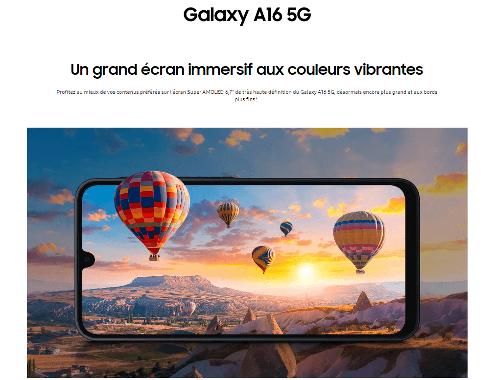 SAMSUNG GALAXY A16 6.7