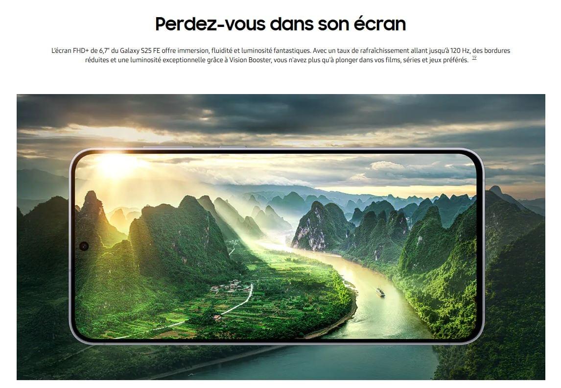 SAMSUNG GALAXY S25 FE 6.7