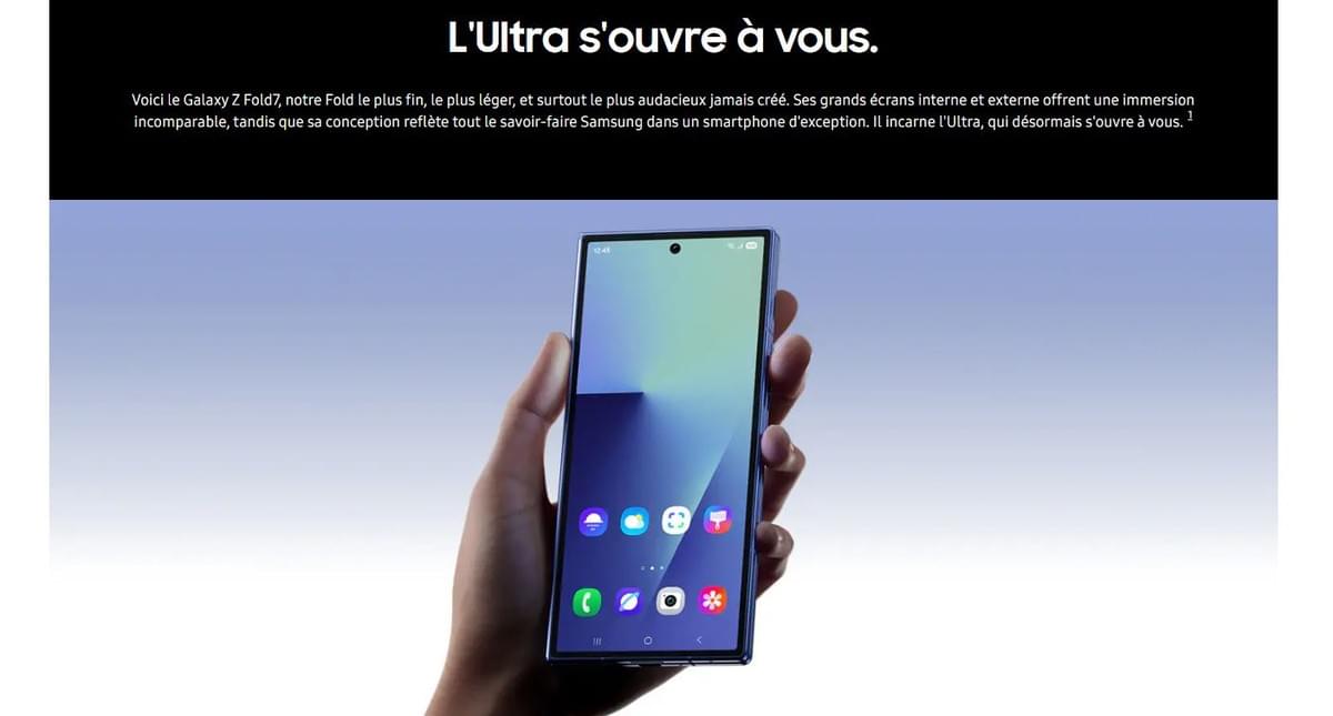 SAMSUNG GALAXY Z FOLD 7 6.5