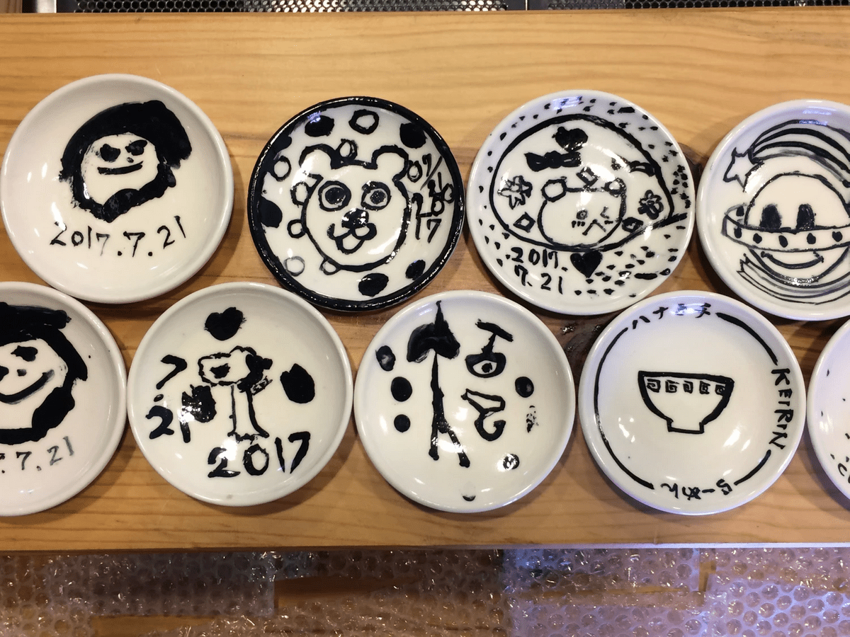 2019年7月30日（火）午前の部・午後の部'『オリジナル絵付け体験