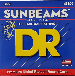 Sunbeams feature the easily recognizable feel and flexibility of DR round core construction, with nickel warmth, softness of feel and increased response to magnetic pickups due to the sensitive magnetic content (compared to stainless steel) of the nickel plated wrap wire.