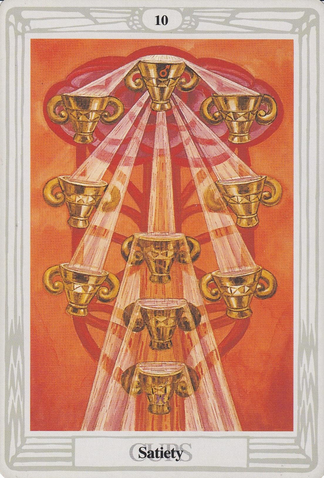 Thoth Tarot- 10 of Cups