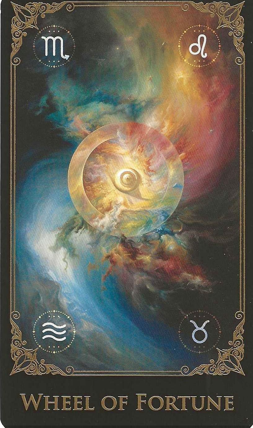 The Wheel of Fortune-Key 10- The Baroque Tarot
