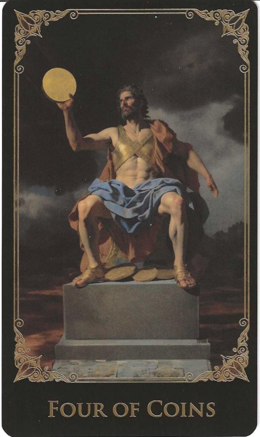 Four of Coins-The Baroque Tarot