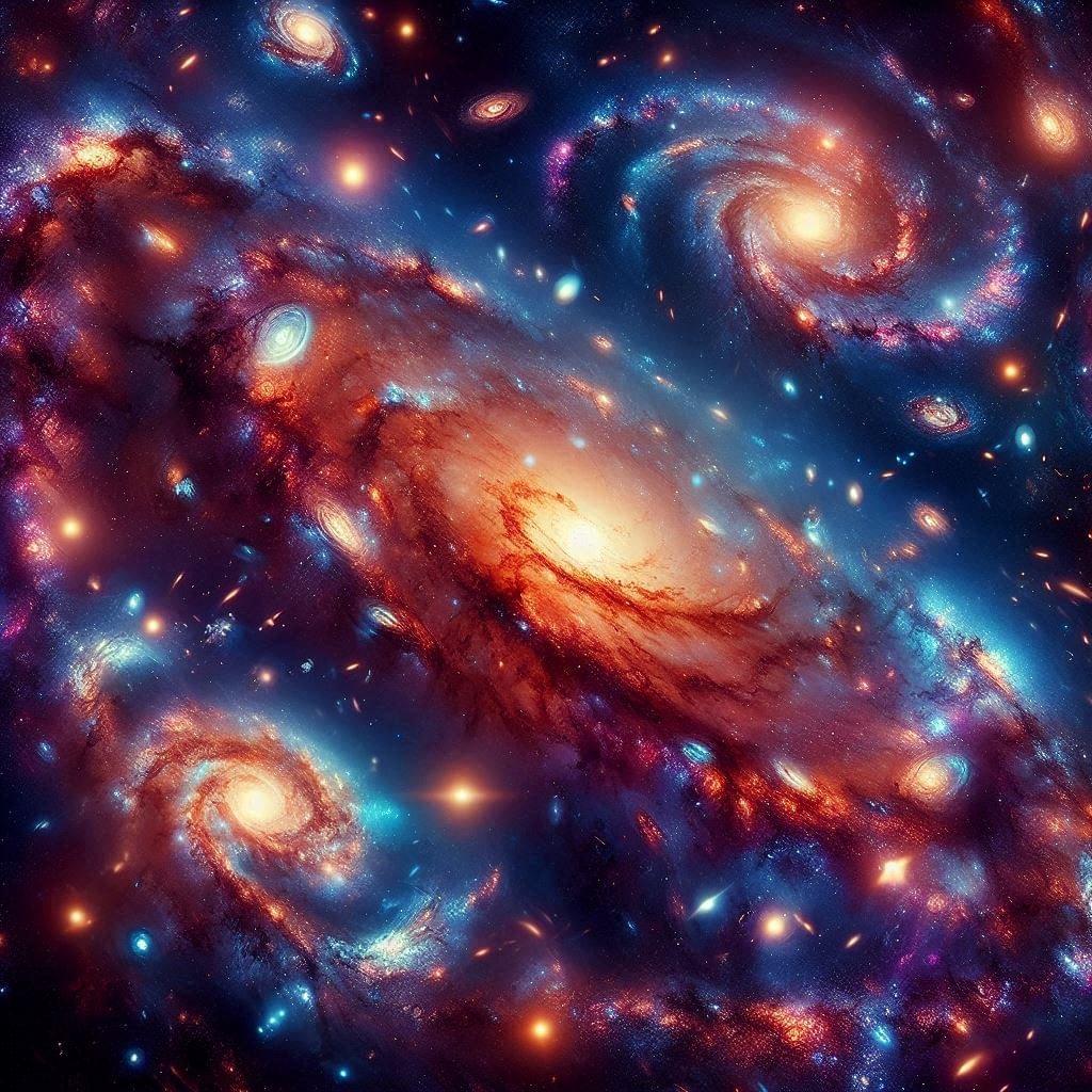 Web Telescope imagery of the galaxies