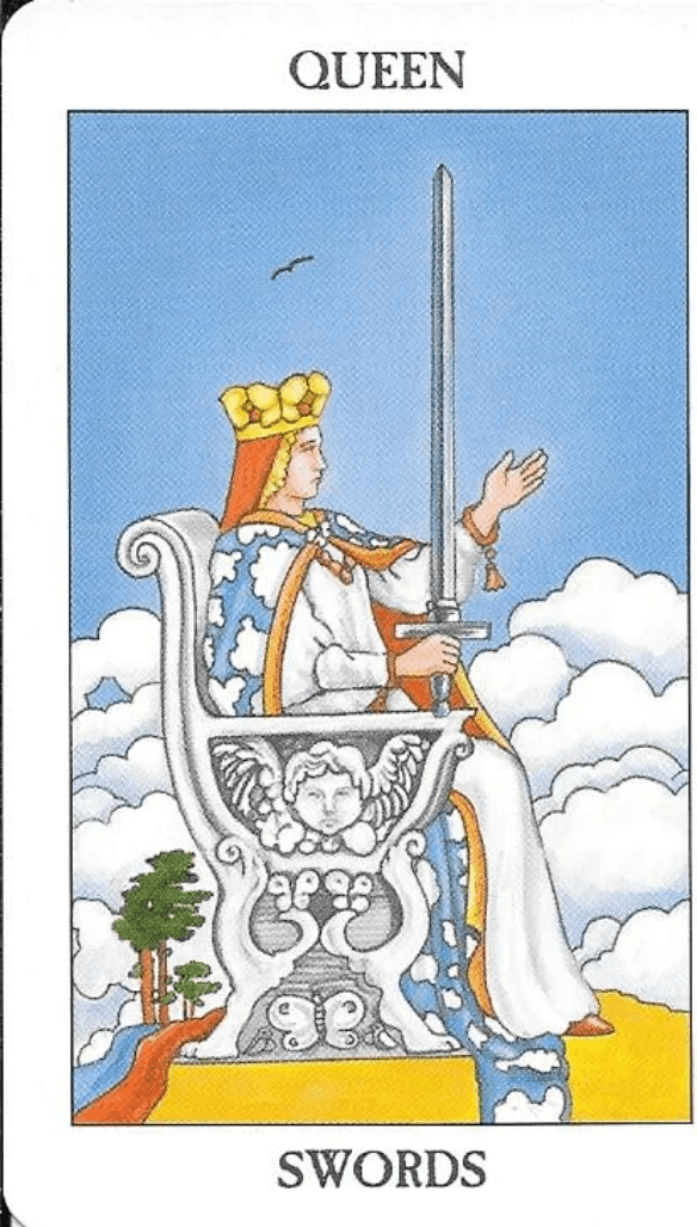 Rider-Waite-Smith Tarot-Queen of Swords