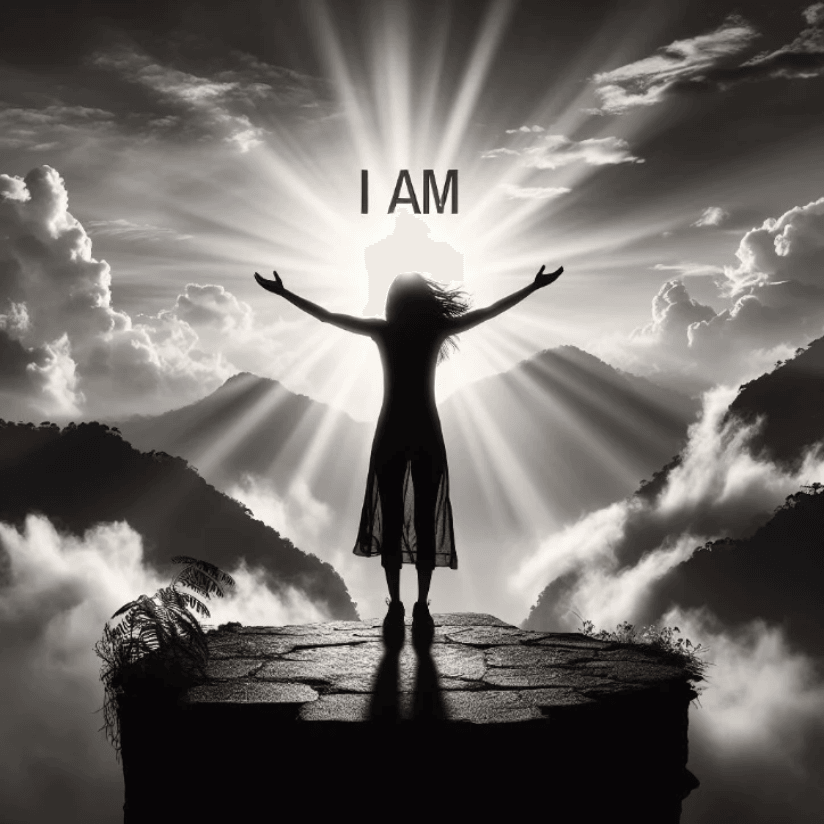 I Am Spirit declaration imagery