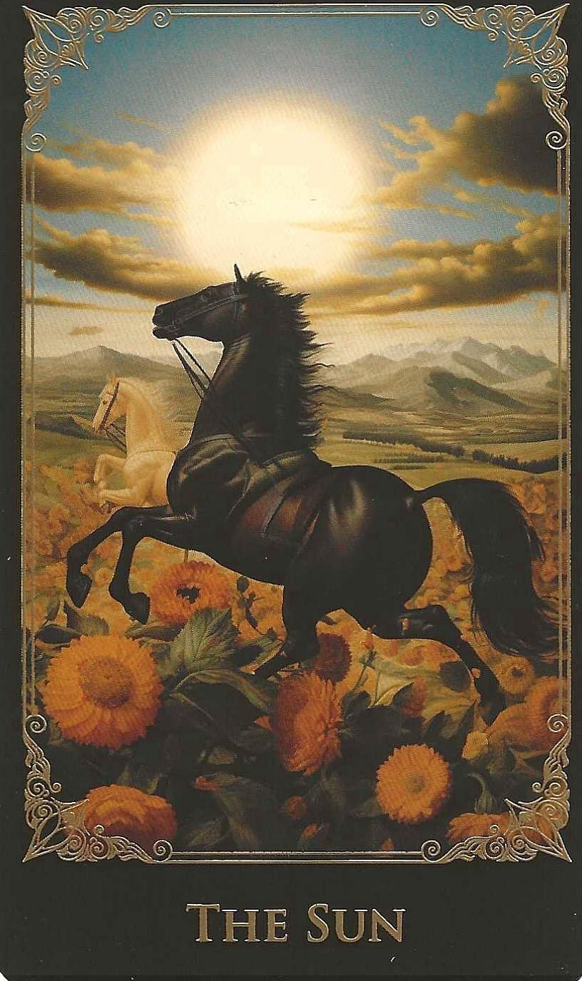 The Sun-Key 18-The Baroque Tarot