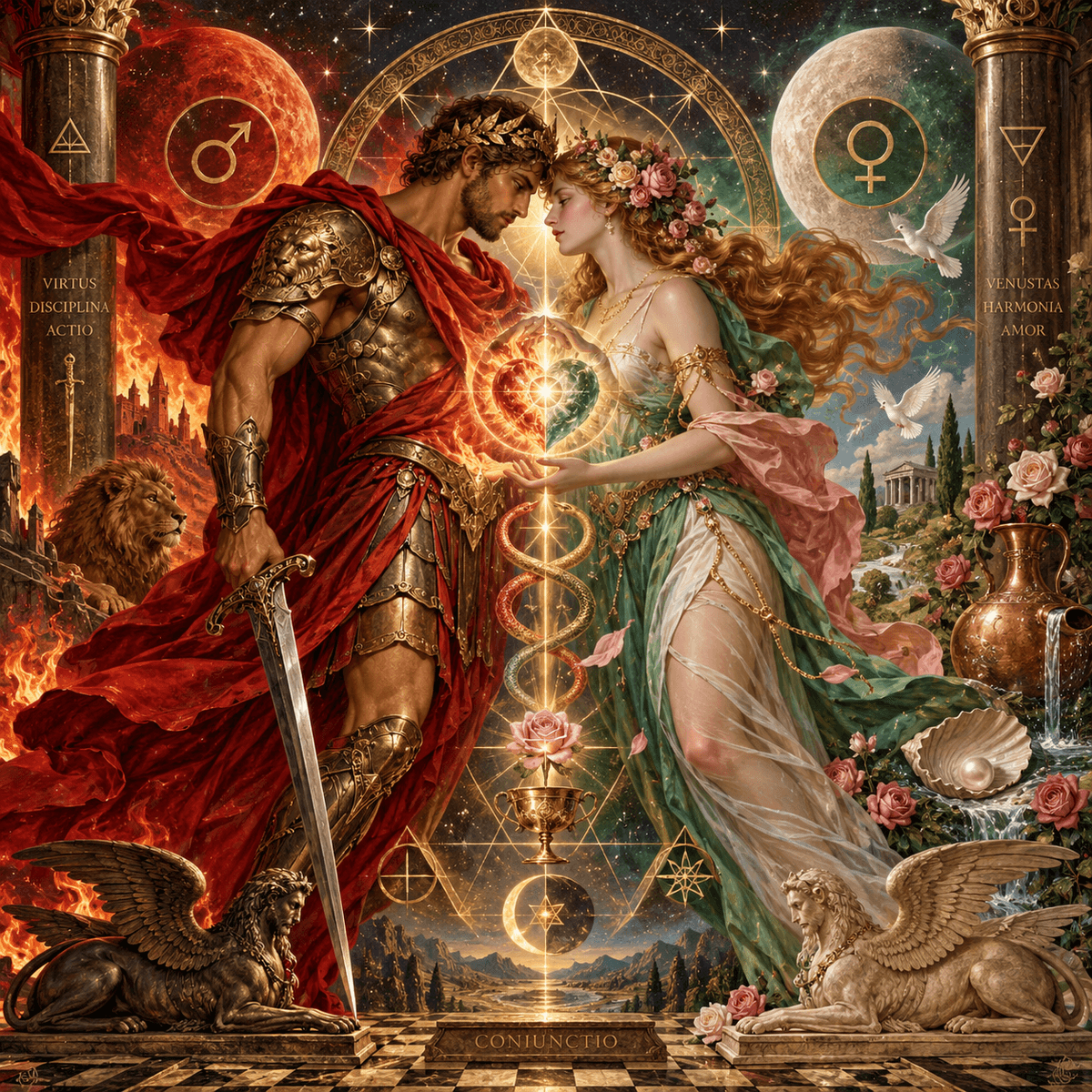 ✦ Mars and Venus — Severity Meets Attraction