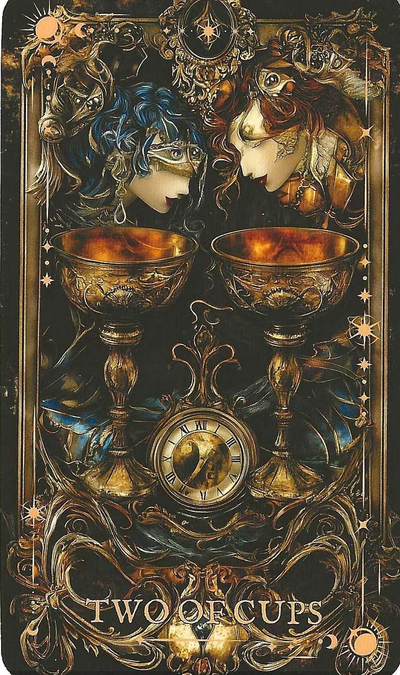 The Arcane Tarot -2 of Cups imagery