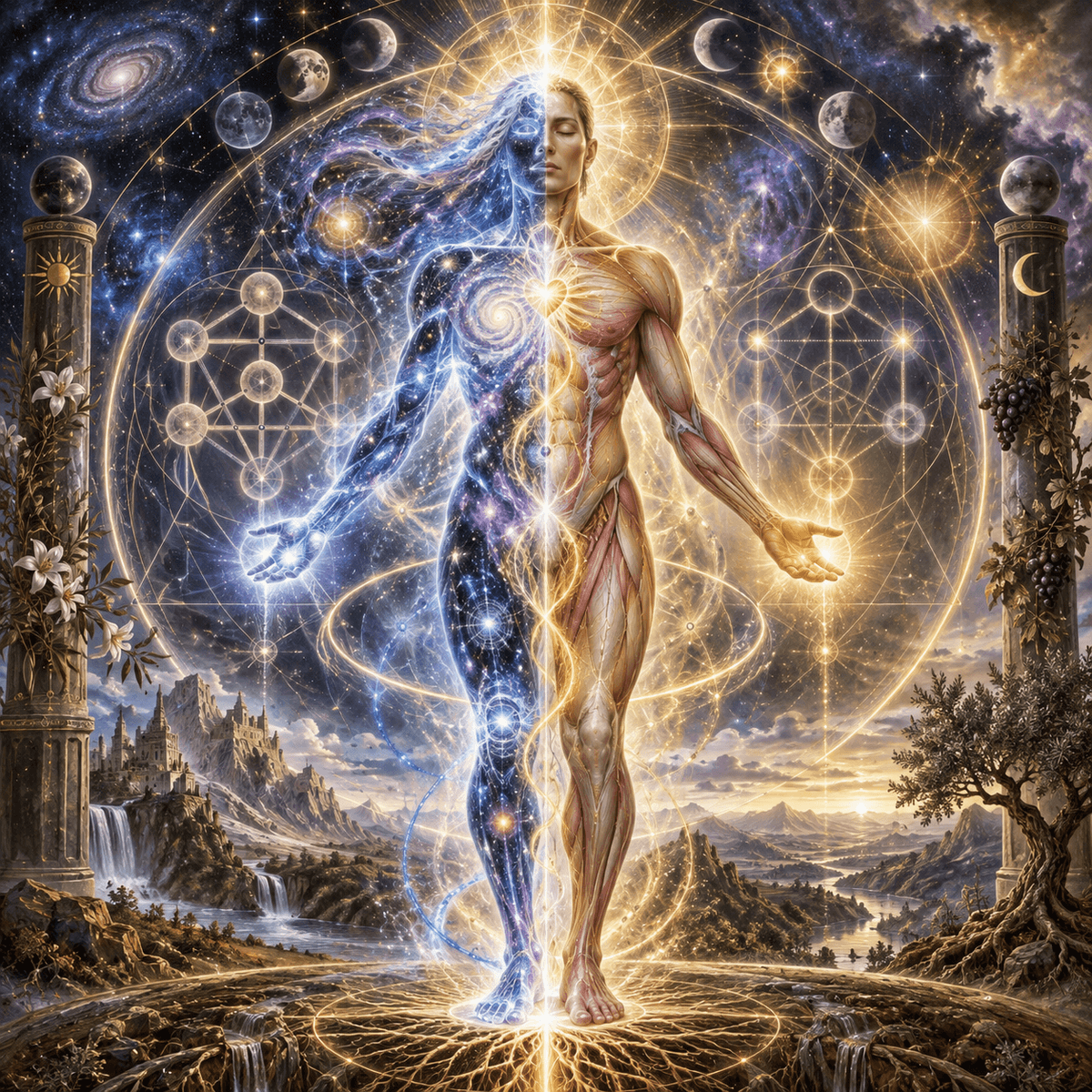 ✦ Celestial Light and Bio-Protonic Flesh