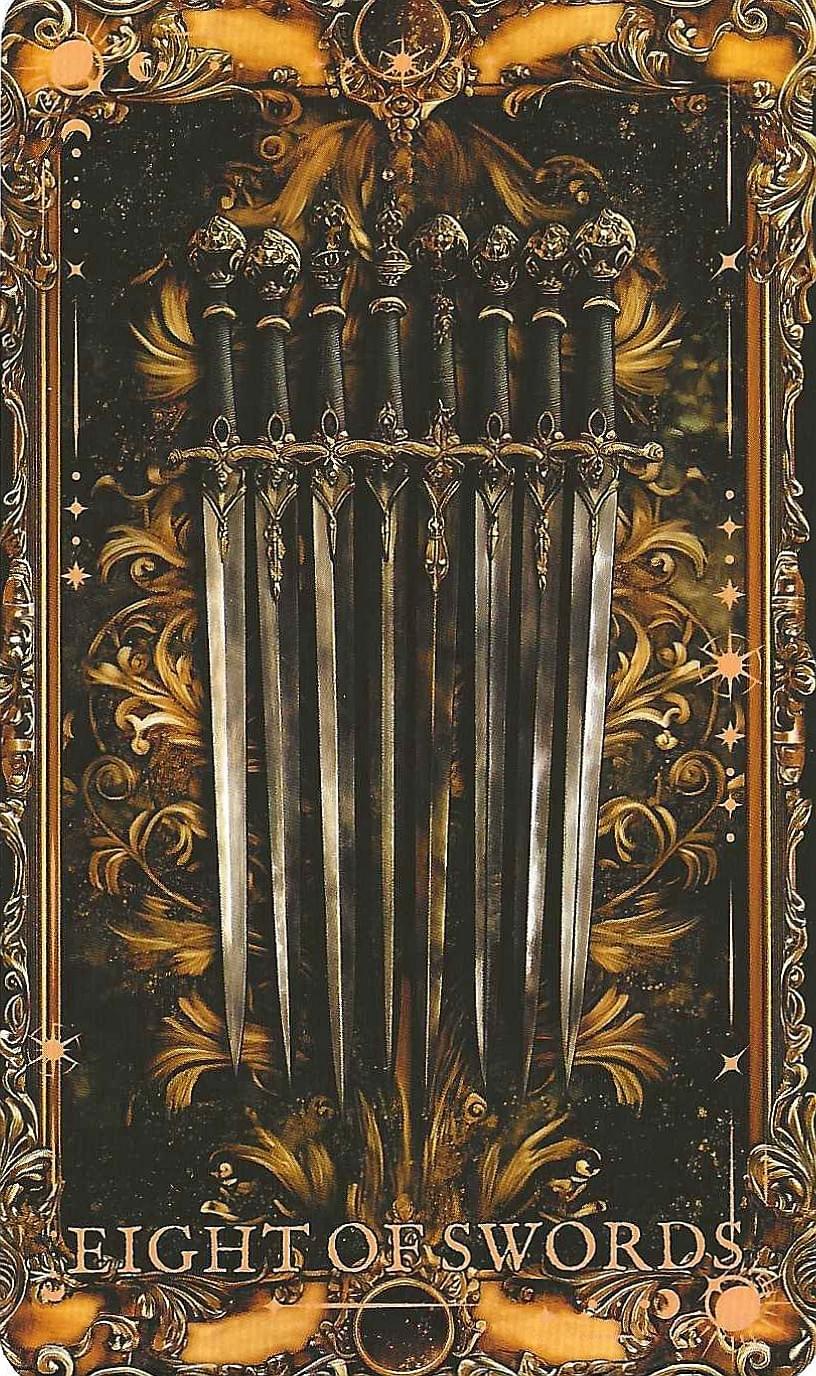 Eight of Swords-Arcane Tarot